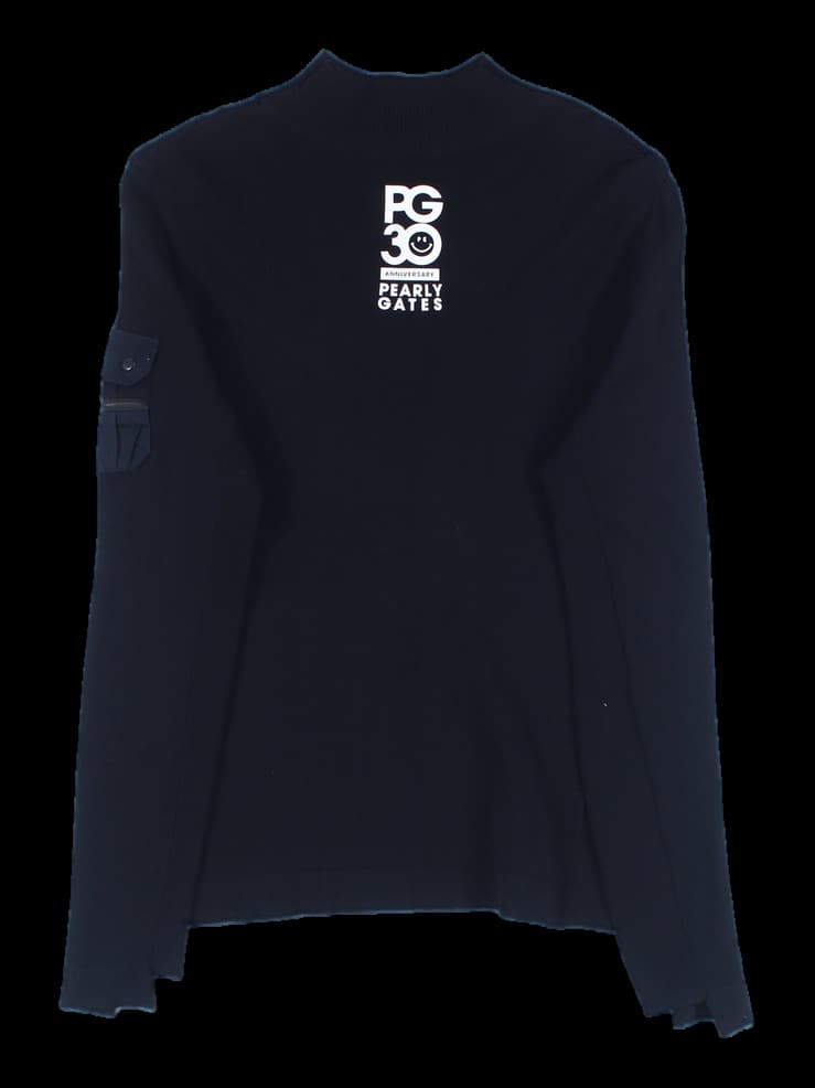 반목 하프 집업 긴팔 니트