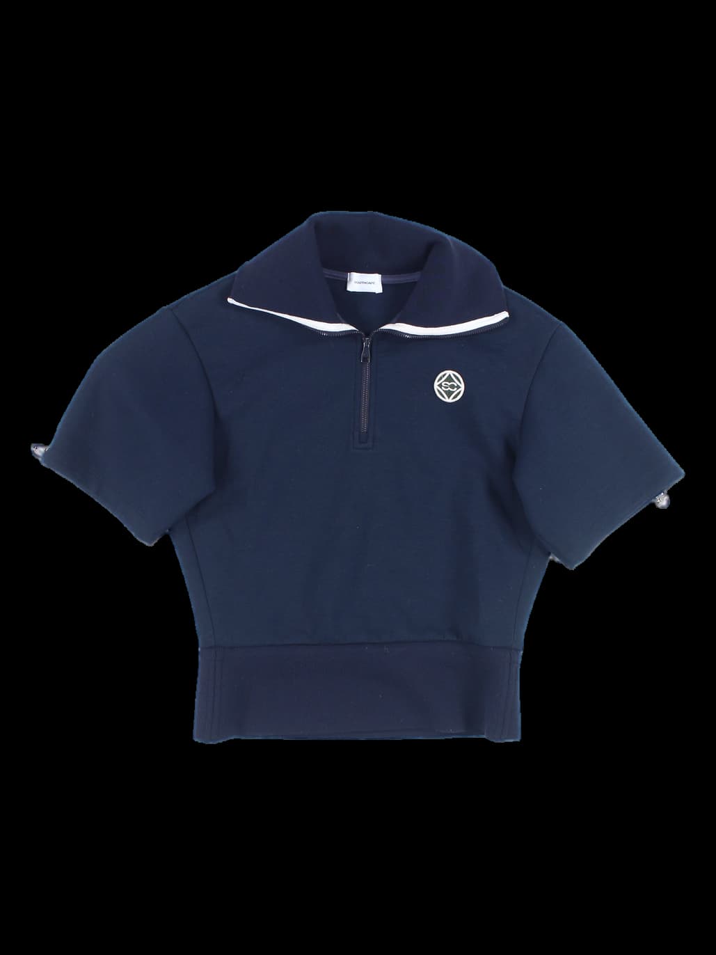 집업 카라 반팔 맨투맨