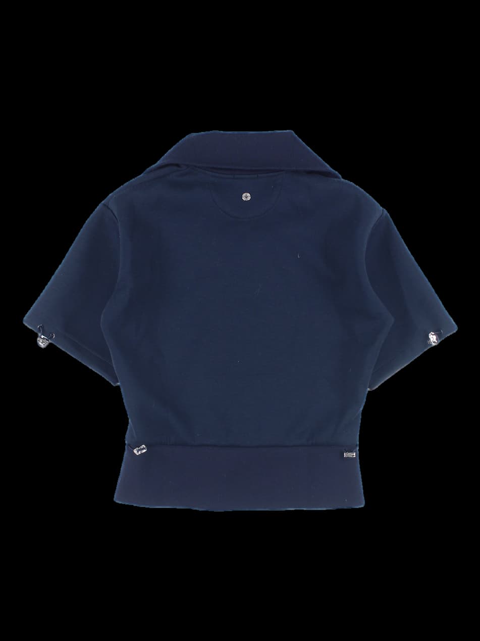 집업 카라 반팔 맨투맨