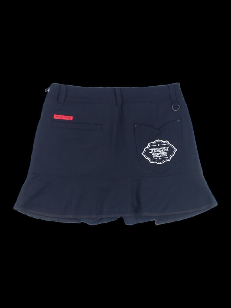 절개 스커트 바지