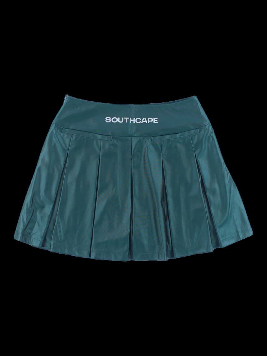 새틴 맞주름 스커트