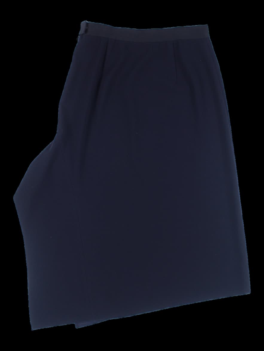 프릴 트임 롱 스커트