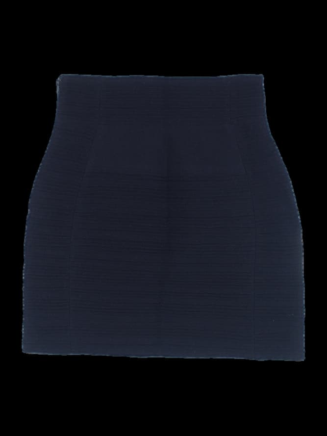 스트라이프 자카드 스커트