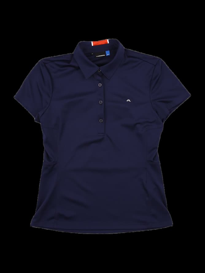 컬러 포인트 반팔 카라 티