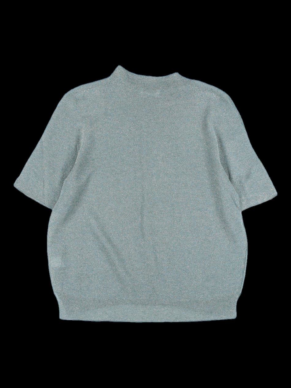 루즈핏 메탈릭 니트