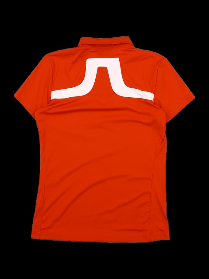 로고 포인트 반팔 카라 티