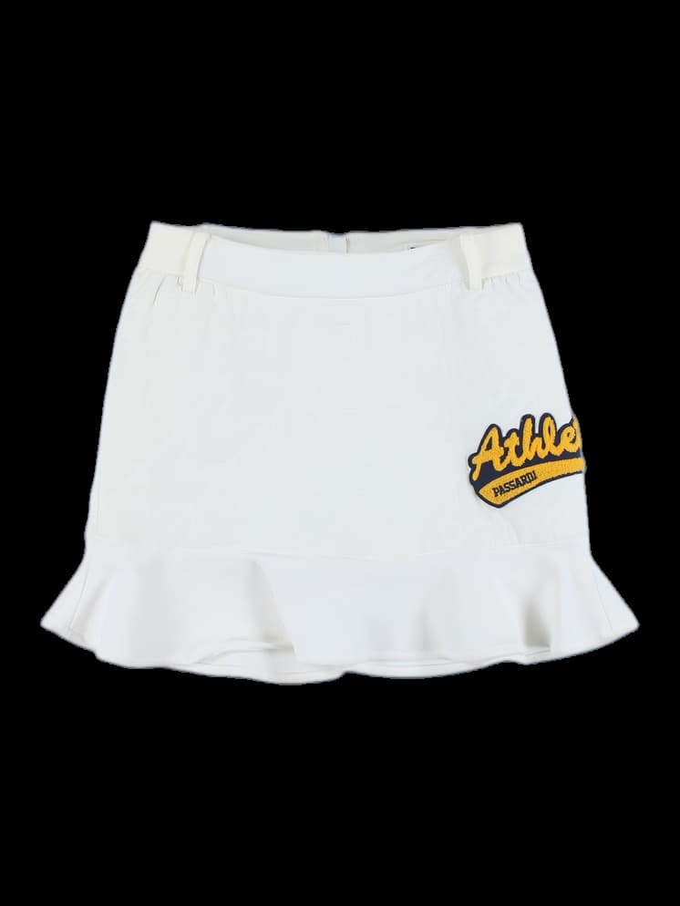 패딩 프릴 스커트