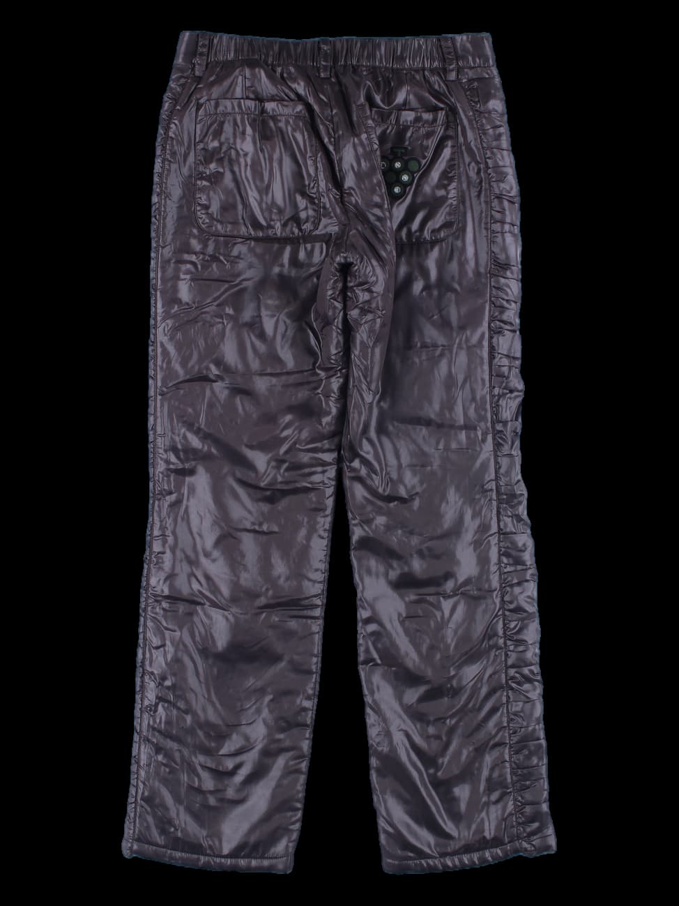 패딩 와이드 팬츠