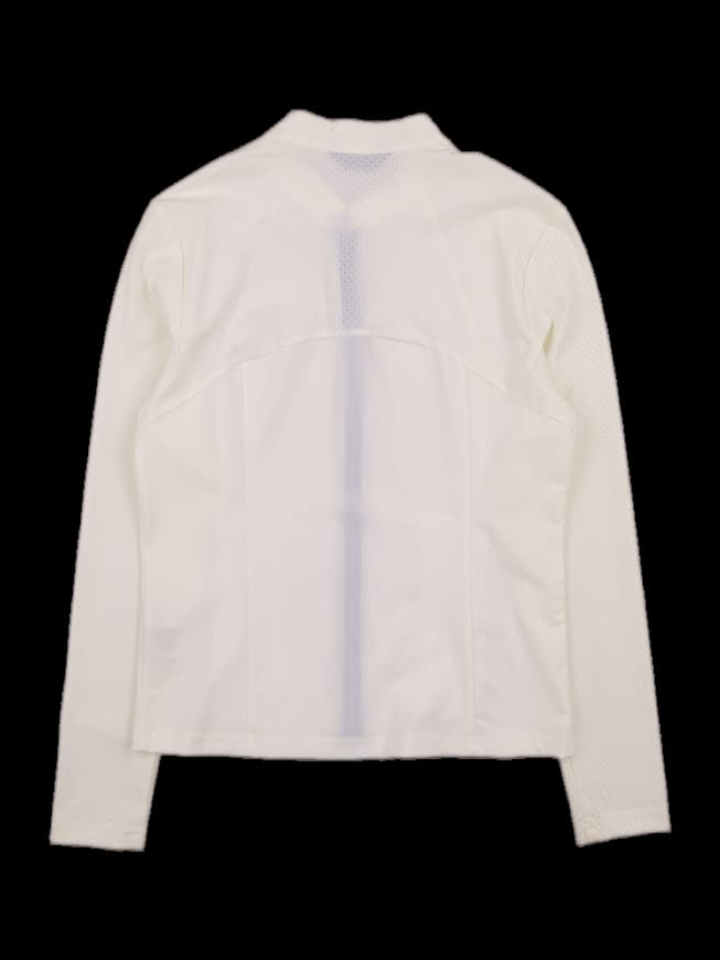 펀칭 배색 집업 자켓