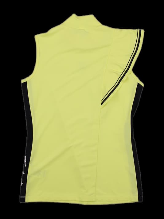 프릴 장식 민소매 티셔츠