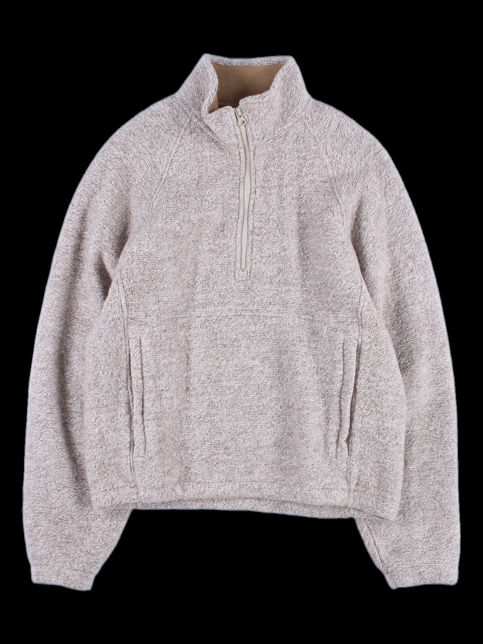 캐주얼 반집업 니트