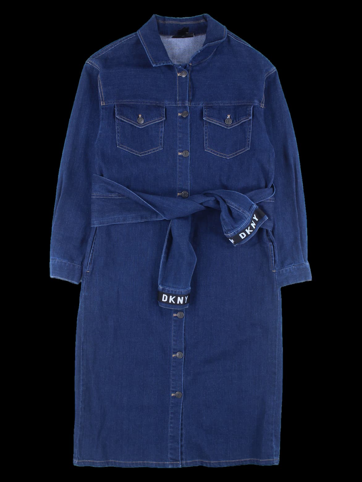 롱 데님 원피스