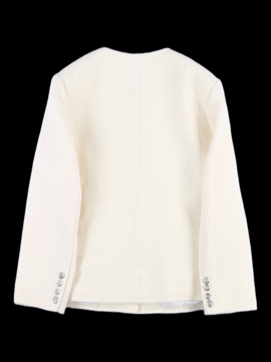 노카라 트위드 자켓