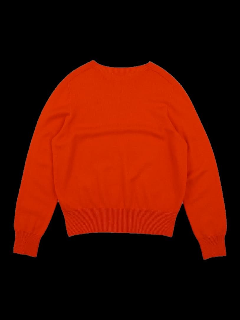 캐시미어 홀가먼트 라운드 니트