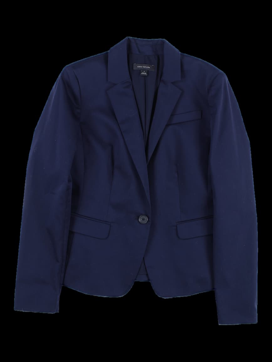 원버튼 카라 자켓