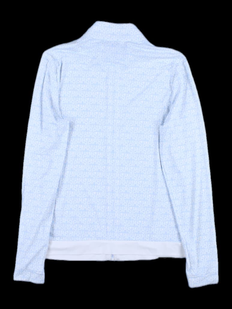 패턴 집업 점퍼