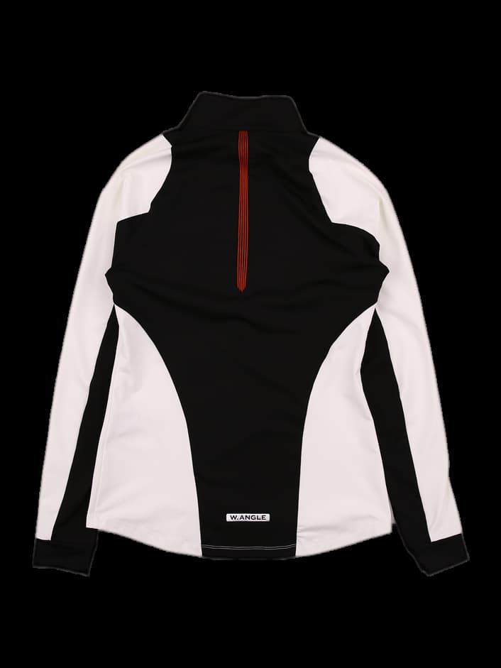 하프넥 집업 티셔츠