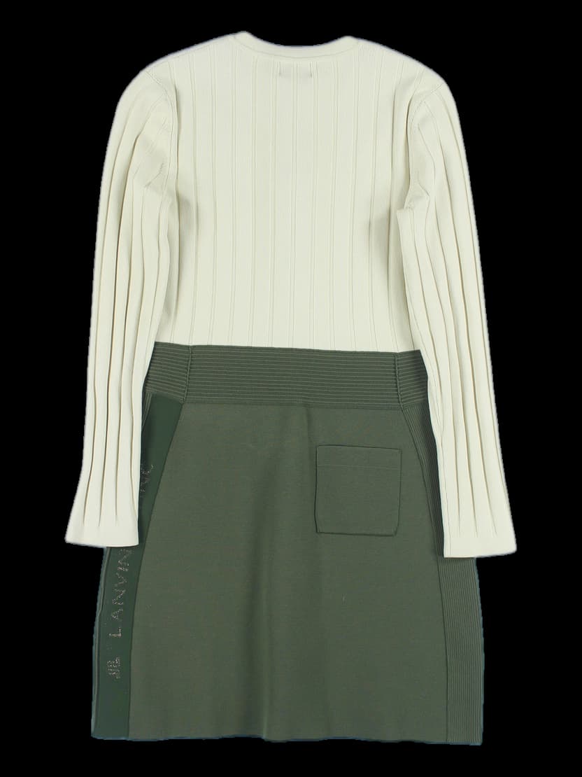 집업 니트 원피스