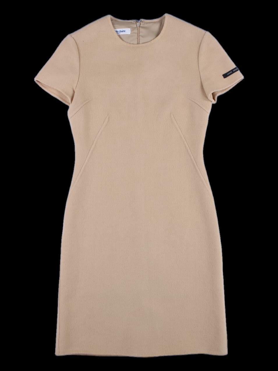 반팔 모직 슬림핏 원피스