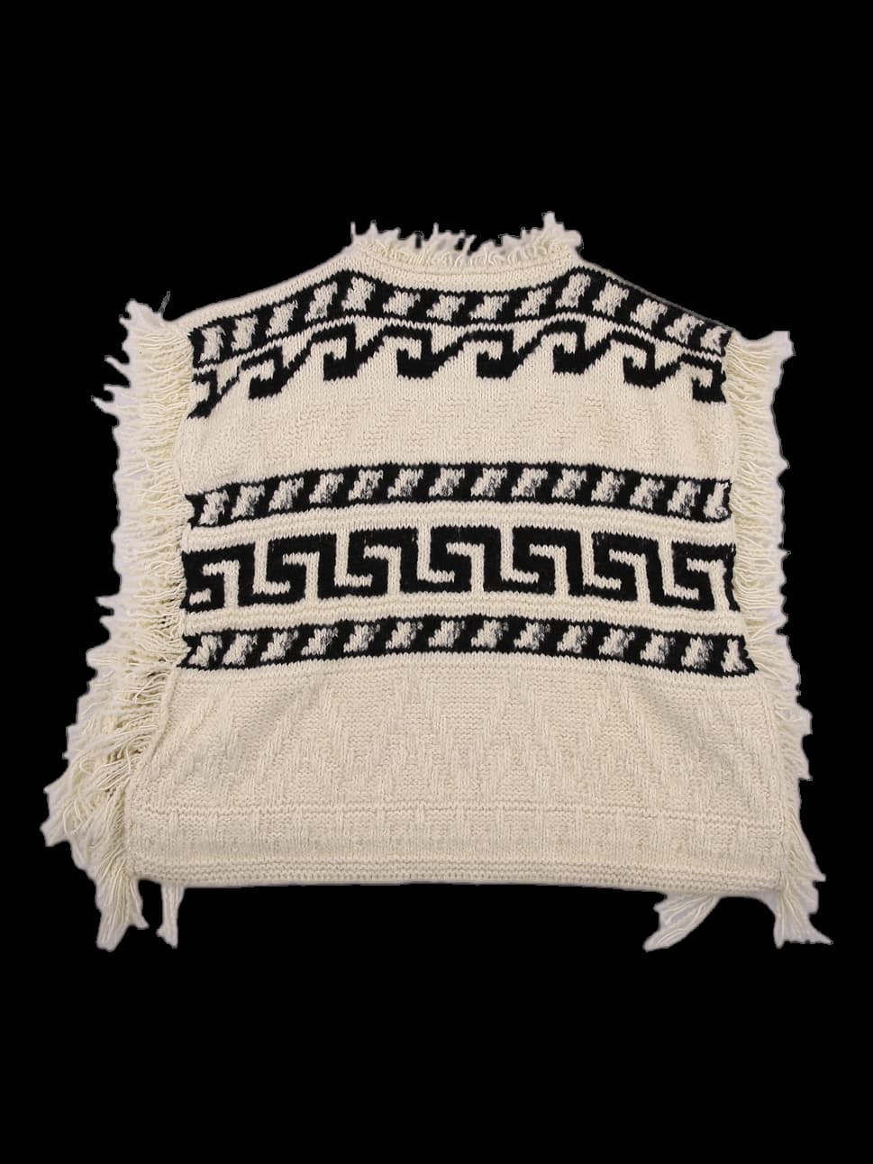 니트 패턴 판쵸