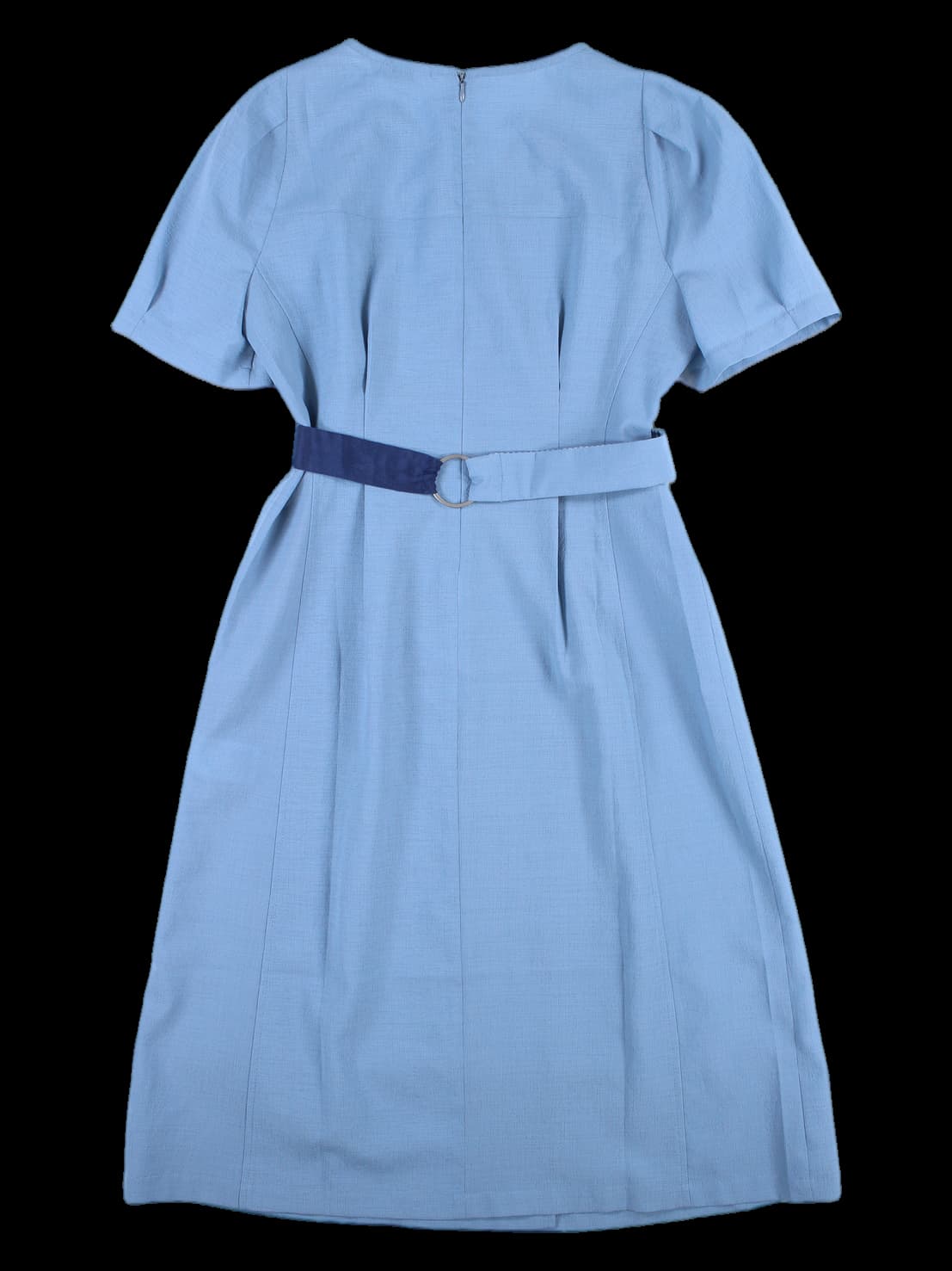 브이넥 허리 슬림라인 벨트 원피스