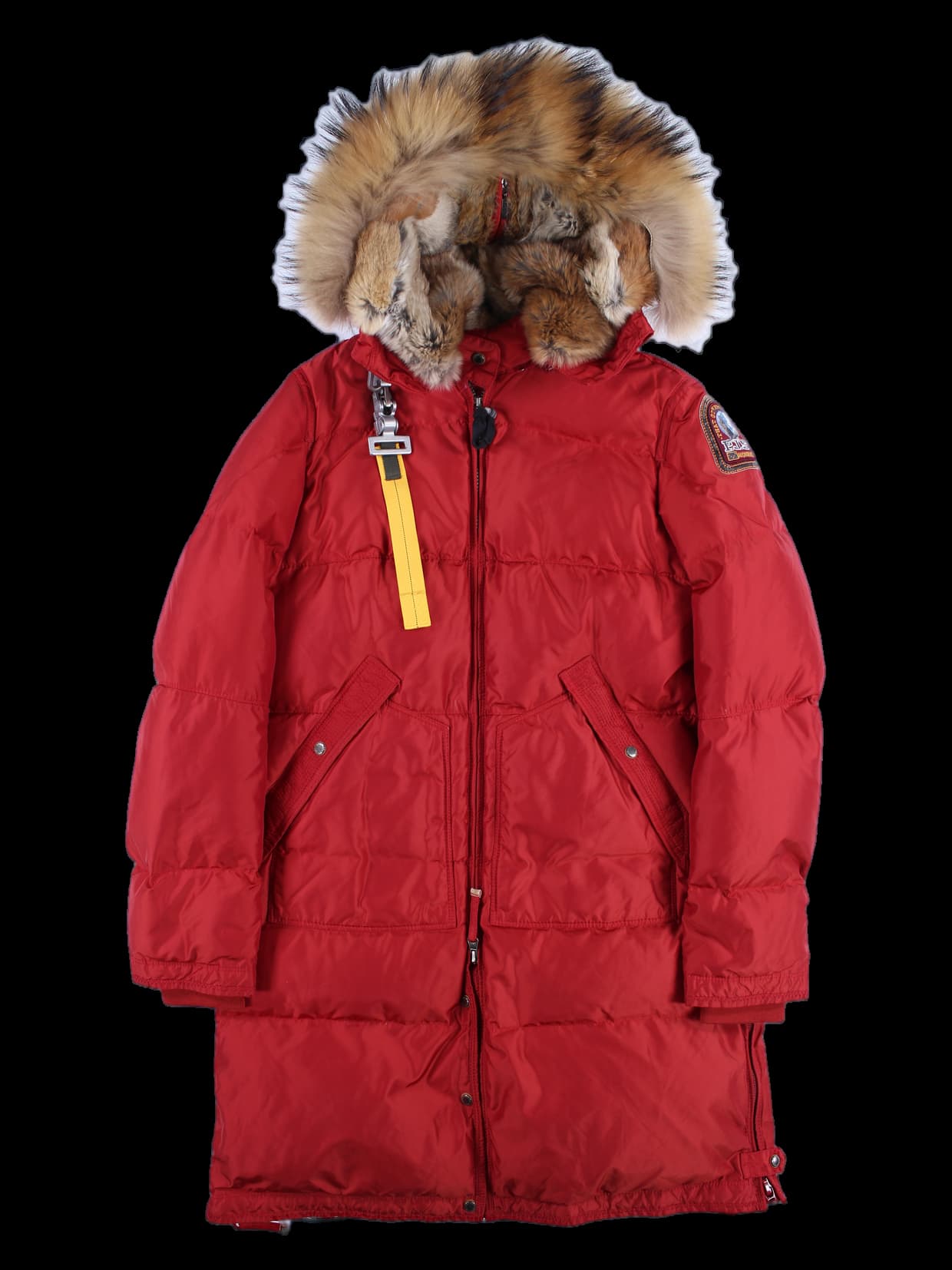 퍼 후드 롱 패딩