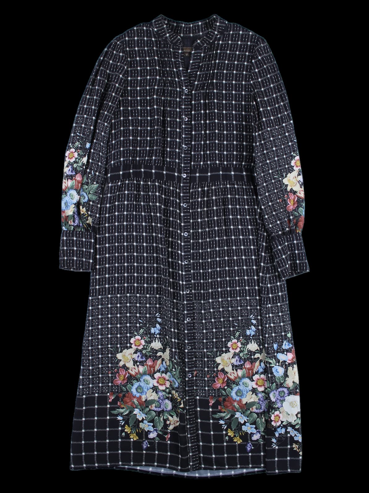 프린팅 롱 원피스