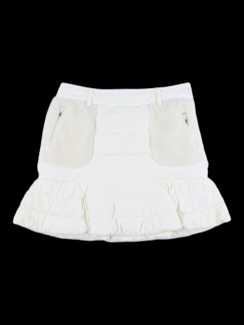 부클 패딩 스커트