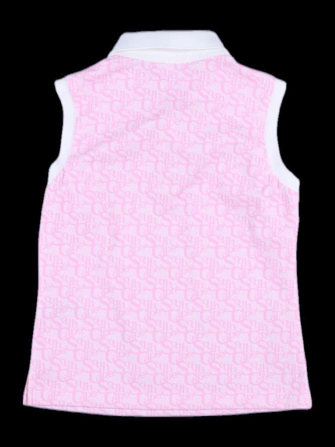 카라 민소매 티