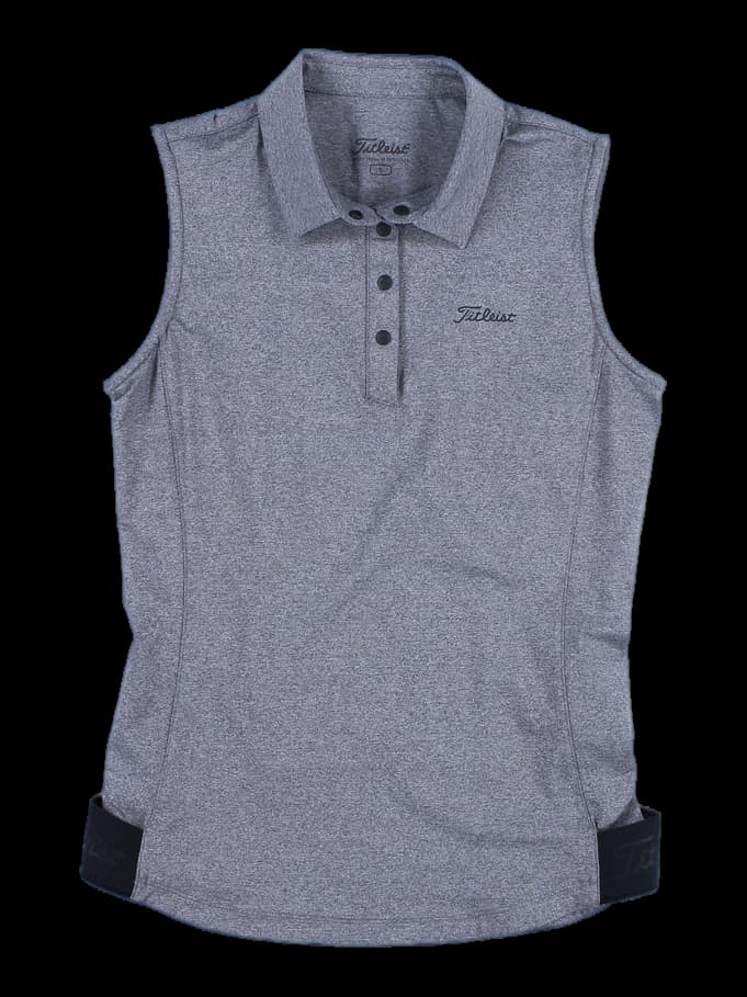 민소매 카라 티셔츠