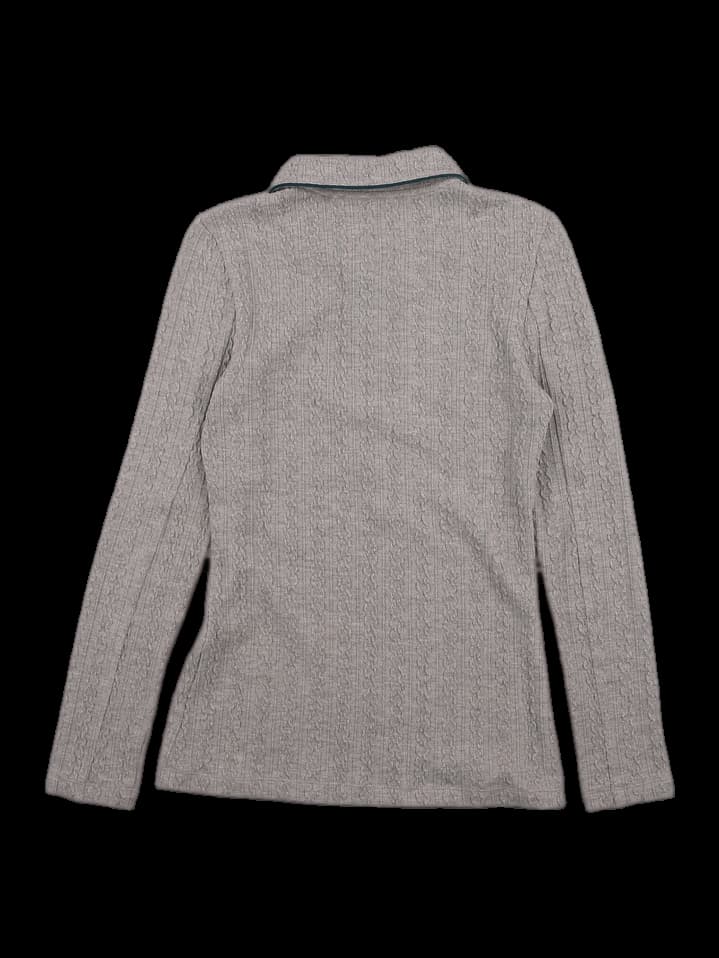 니트 긴팔 카라티