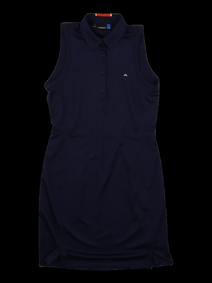 여성 민소매 카라 원피스