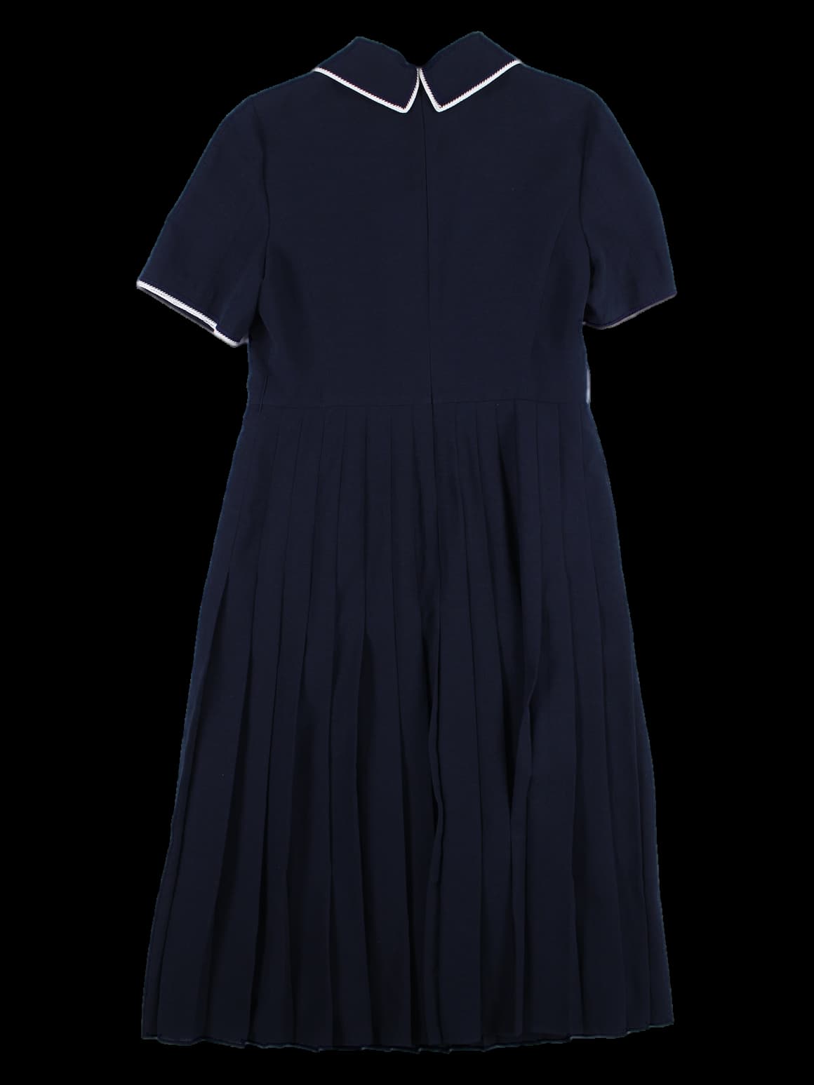 여성 반팔 카라 원피스