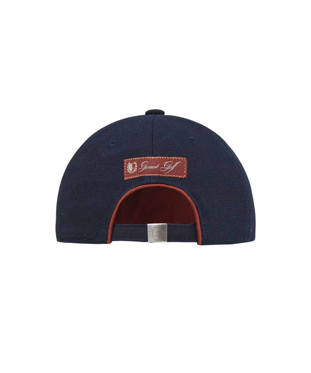 코튼 앰브로이드 볼 캡(NAVY)