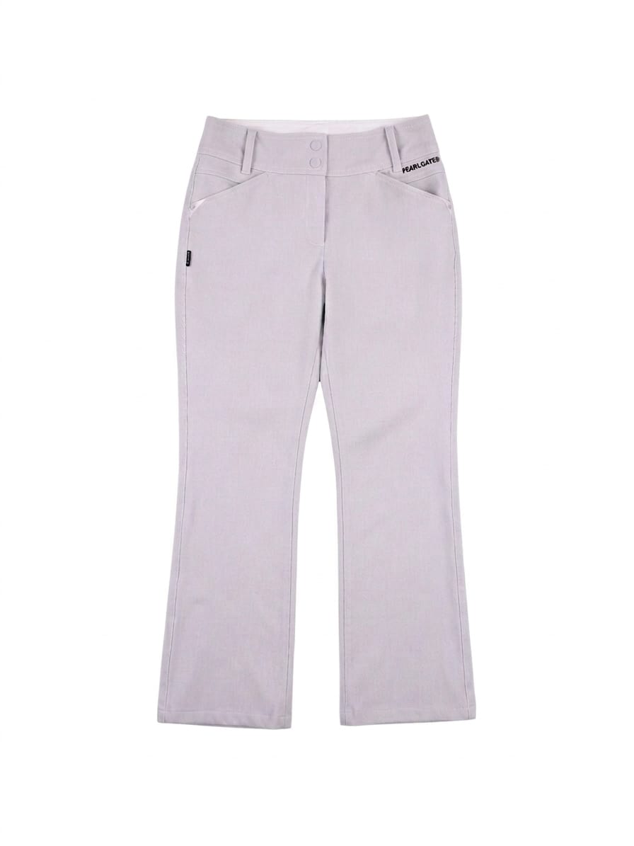 스트라이프 기모 롱팬츠