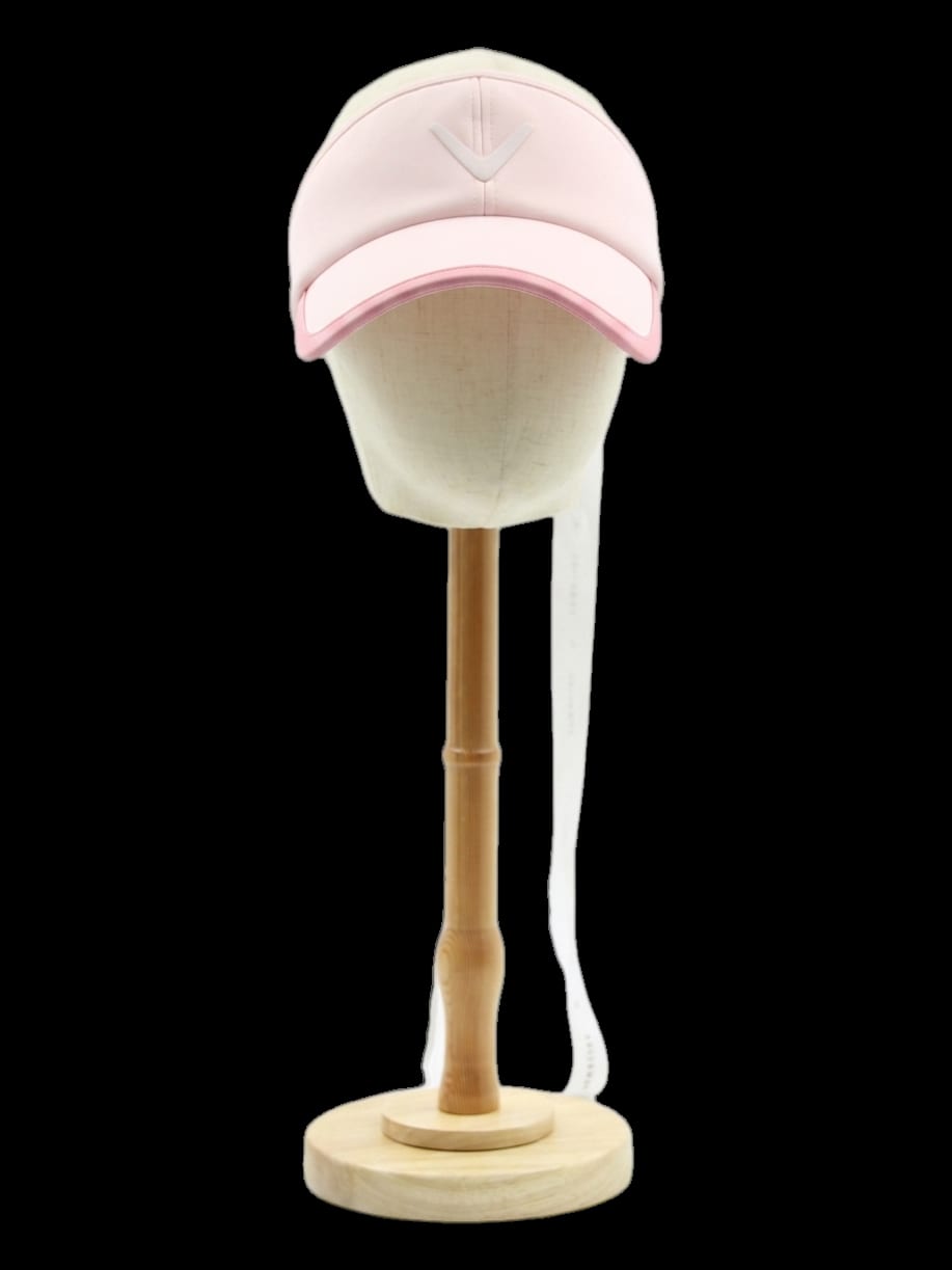 연핑크 로고 포인트 썬바이저