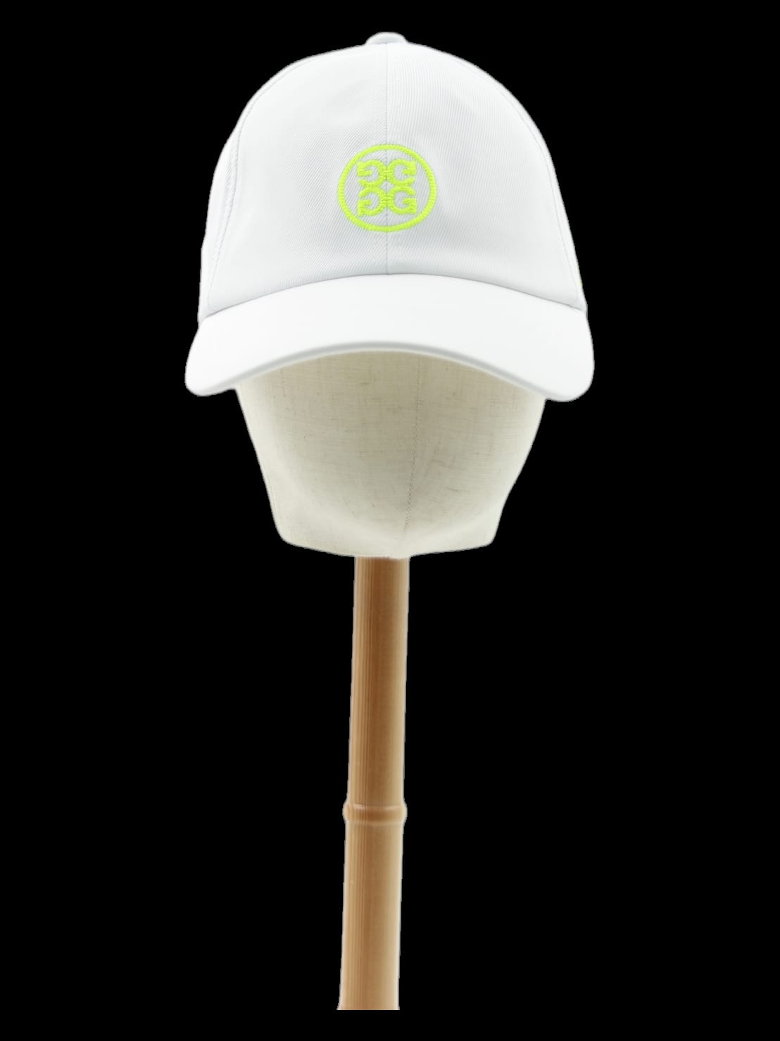 화이트 네온 로고 볼캡
