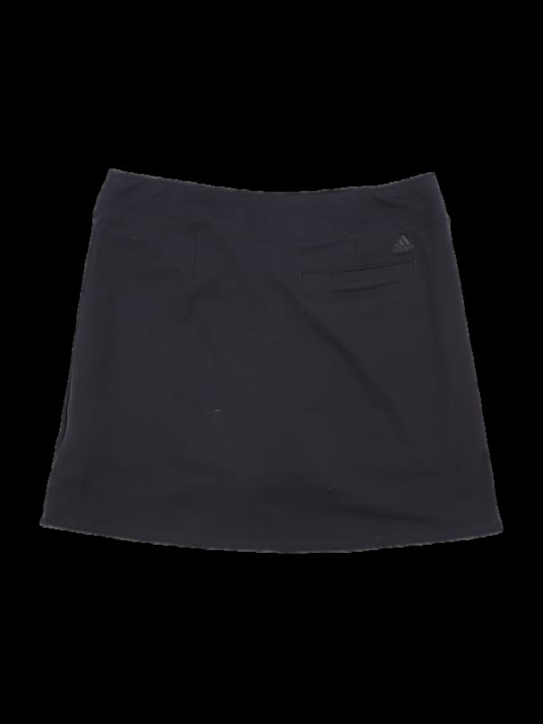 블랙 솔리드 베이직 스커트