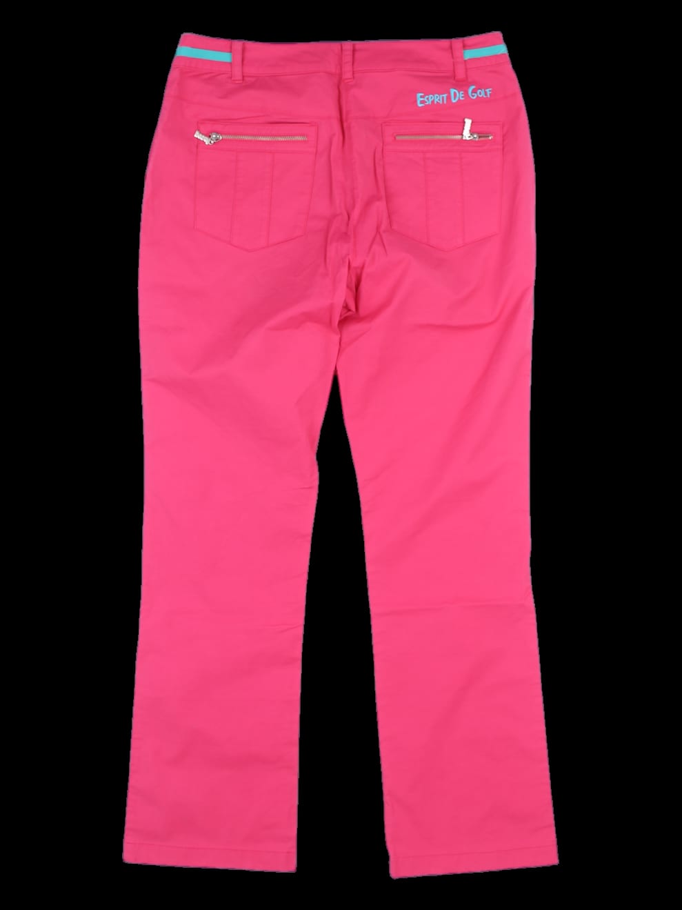 핑크 스트레이트핏 롱 팬츠