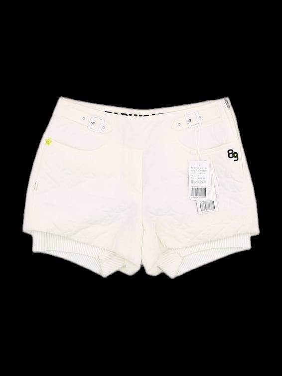 아이보리 퀼팅 패딩 반바지