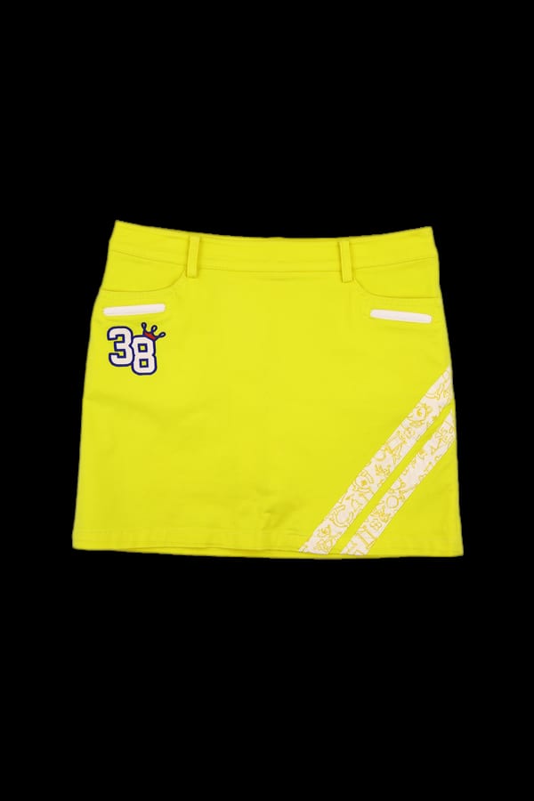 백 로고 스커트
