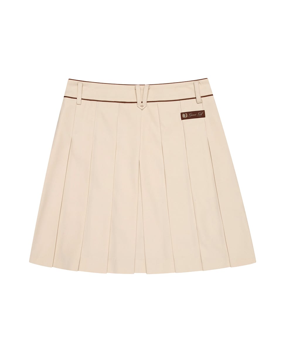 포켓 플리츠 큐롯(BEIGE)