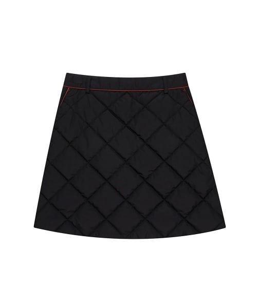 퀼팅 포인트 패딩 큐롯(BLACK)