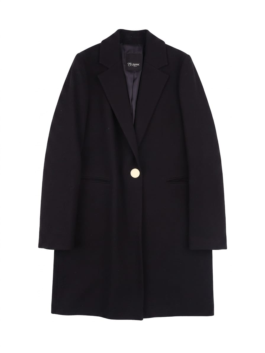 버튼 싱글 자켓