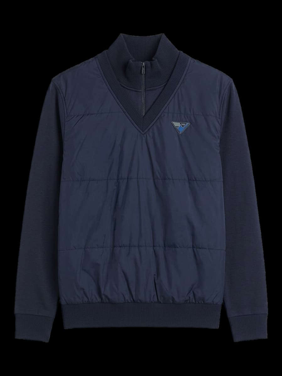 남성 니트 집업