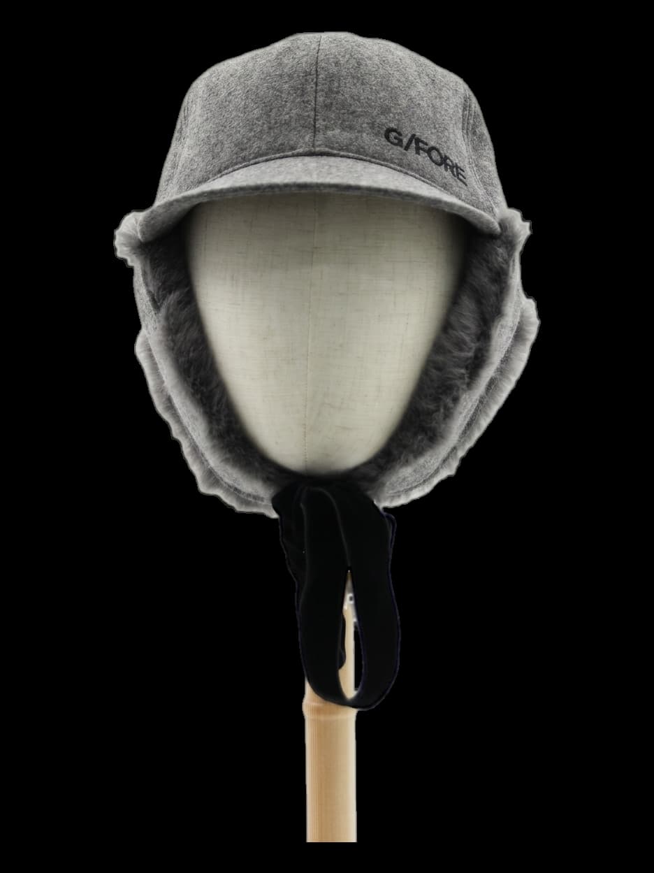 그레이 퍼 이어플랩 트래퍼 햇