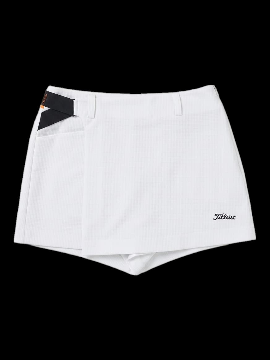 타이틀리스트 화이트 여성 큐롯 스커트