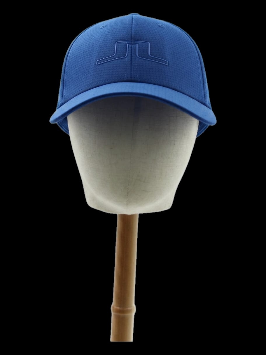 블루 솔리드 메쉬 캡