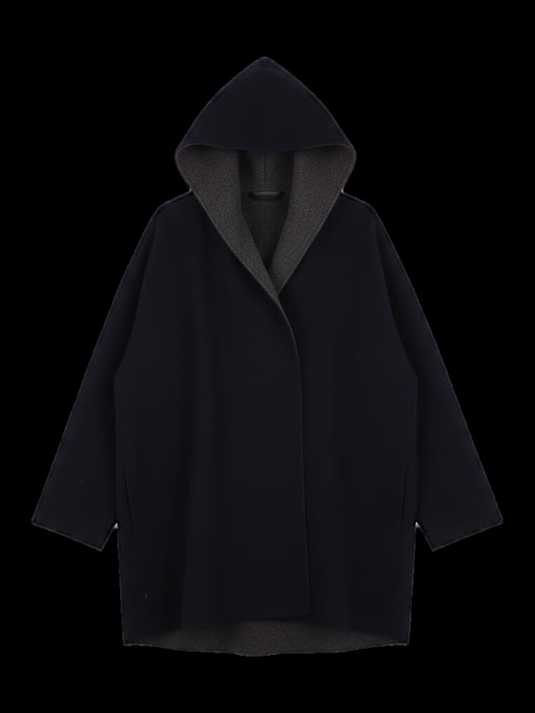 여성 후드 코트