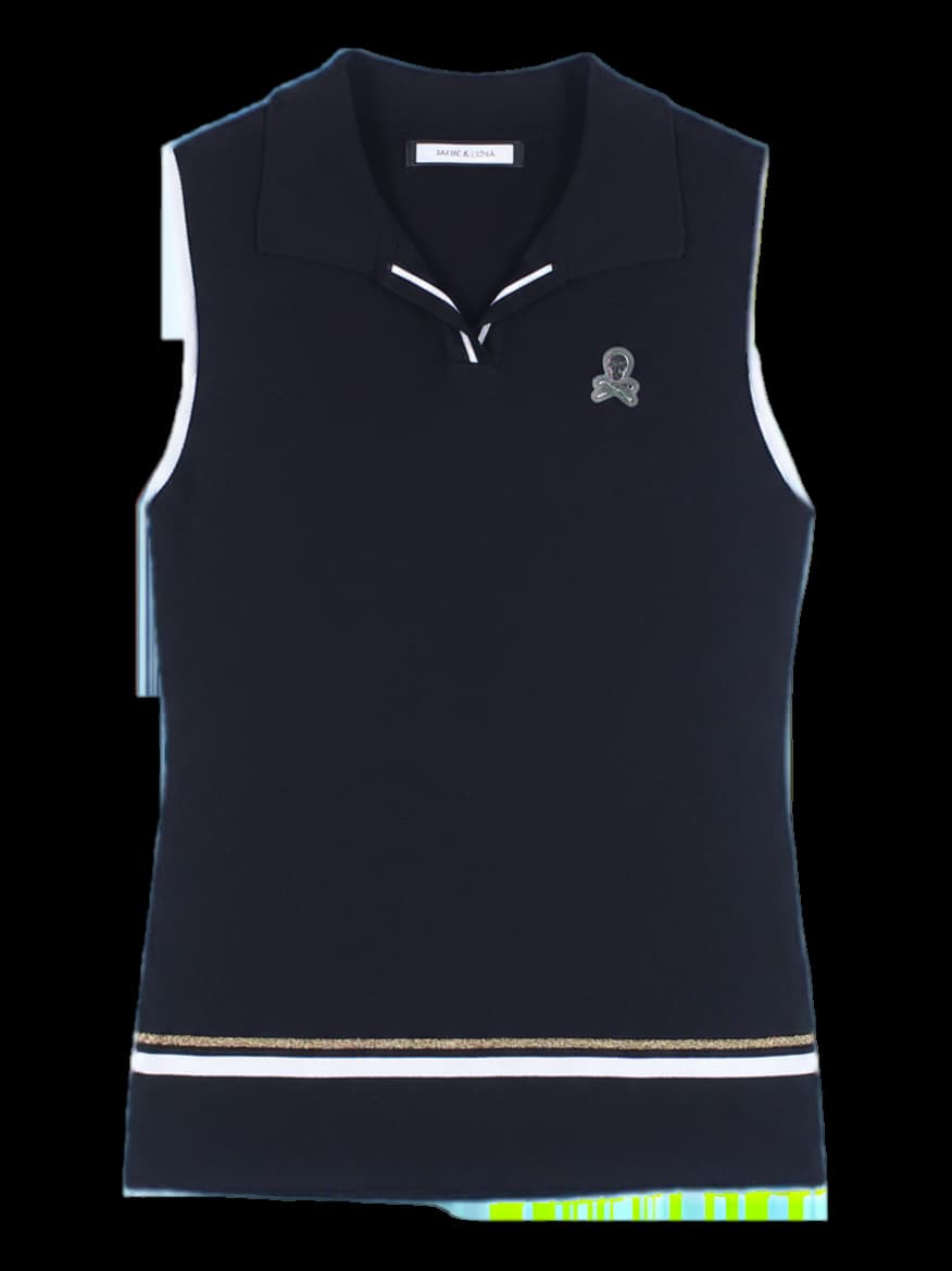 여성 니트 민소매